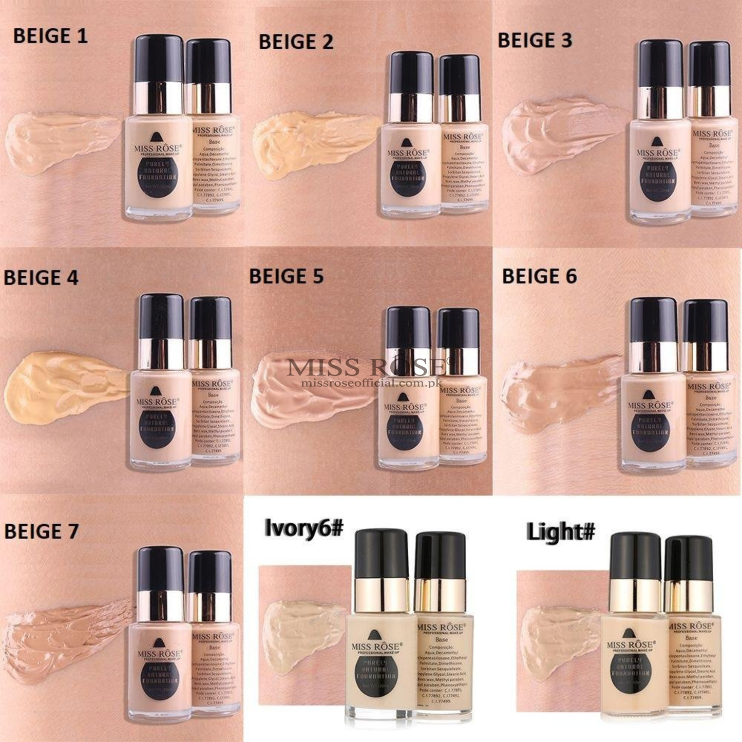 MISS RÔSE® Purely Natural Foundation