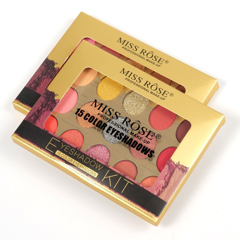 Miss Rose 15 Color Eyeshadow Kit