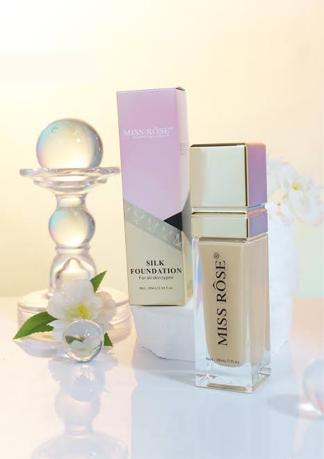 Miss Rose Silk Foundation For All Skin Type