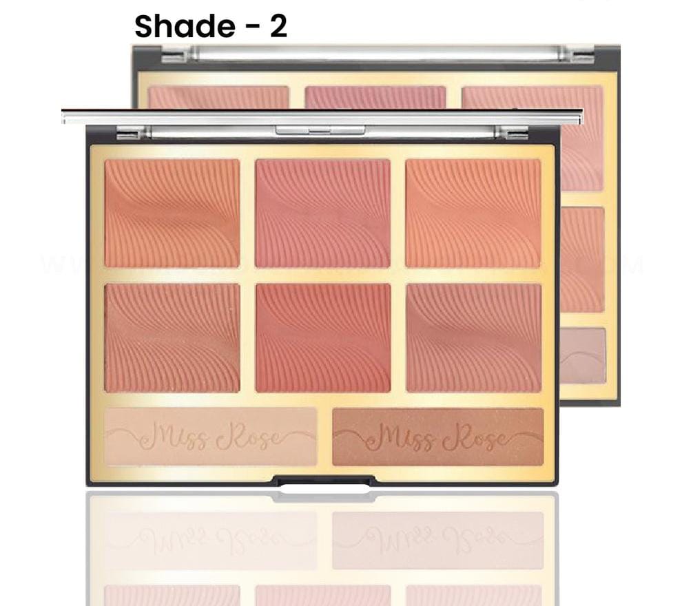 Miss Rose 6-Color Blush and 2-color Bronzer (New)