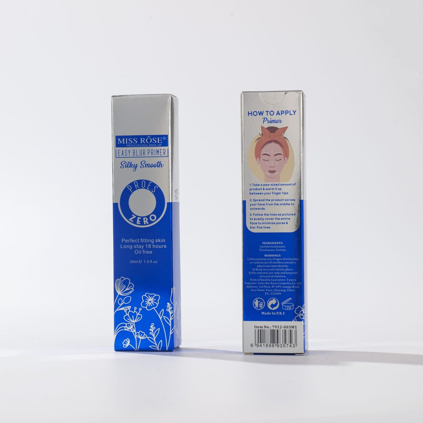 Miss Rose Pores Blur Primer Silky Smooth