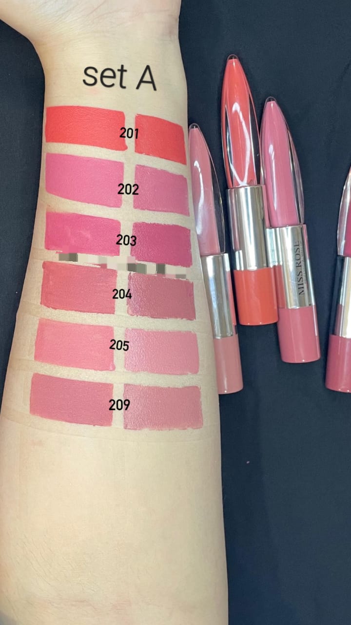 Miss Rose 2in1 LipGloss+Lipstick