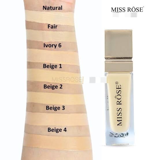 Miss Rose Silk Foundation For All Skin Type