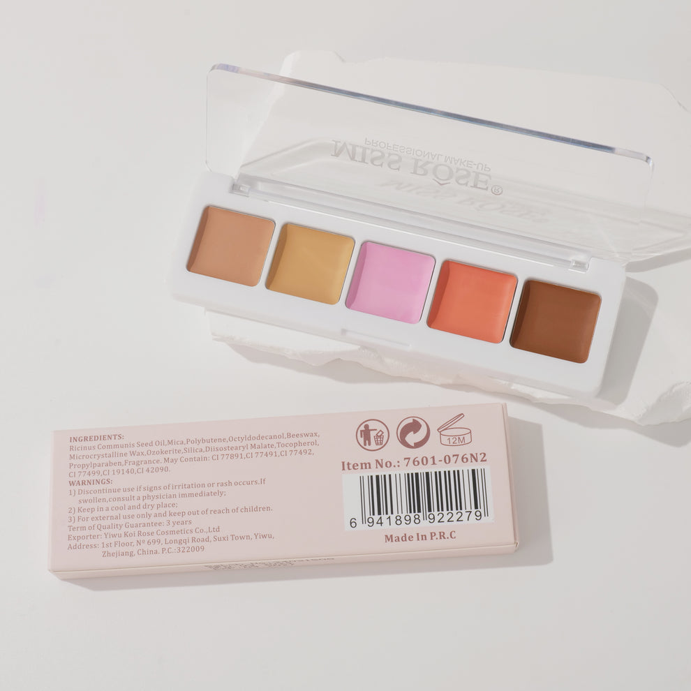 Miss Rose All Round Conceal Palette - 5 color