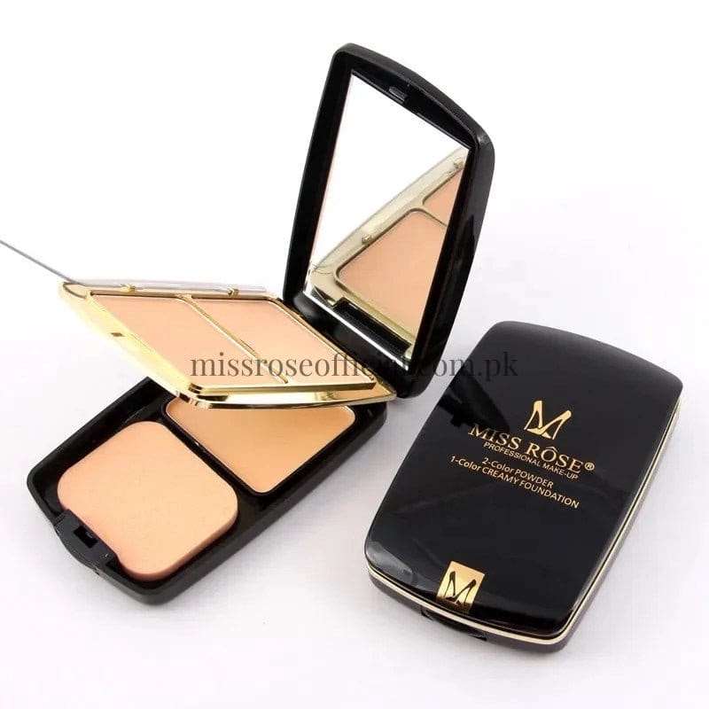 Miss Rose 2-Color Powder & 1-Color Creamy Foundation