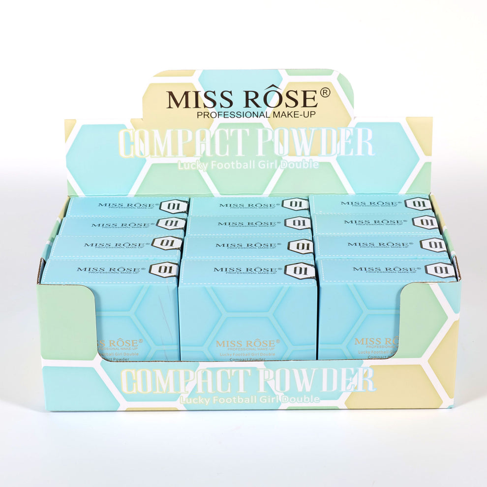 Miss Rose Lucky Football Girl Double Compact Powder