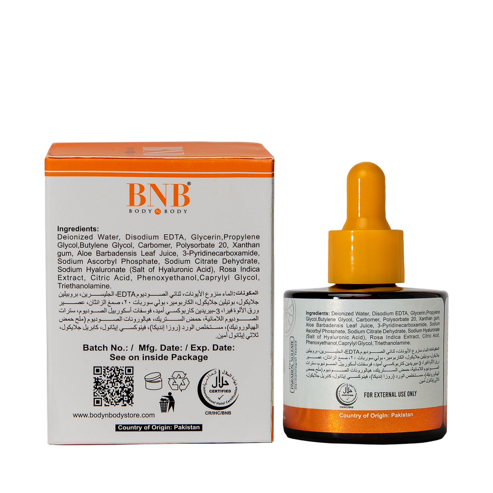 BNB Vitamin C Organic Source Brighten & Glow Booster Serum
