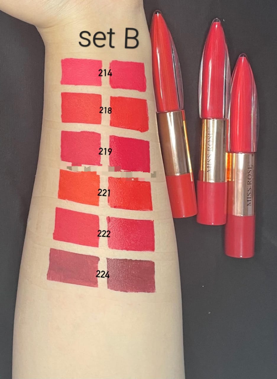 Miss Rose 2in1 LipGloss+Lipstick