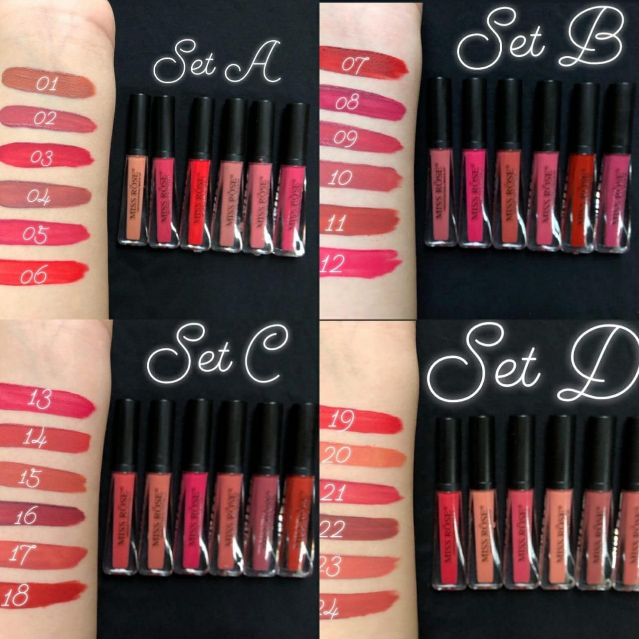 Miss Rose Lip gloss Triangle