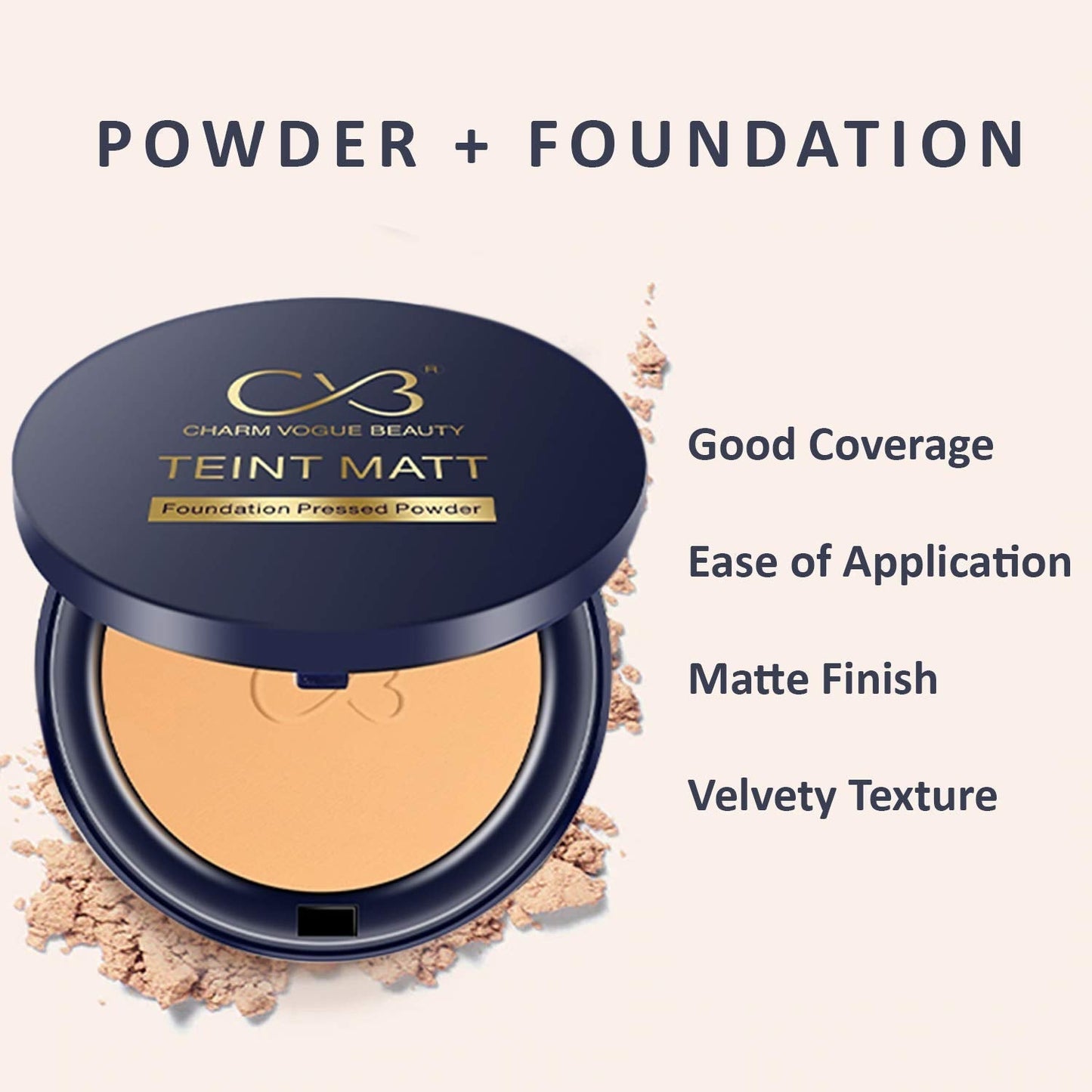 Teint Matt Foundation Pressed Powder