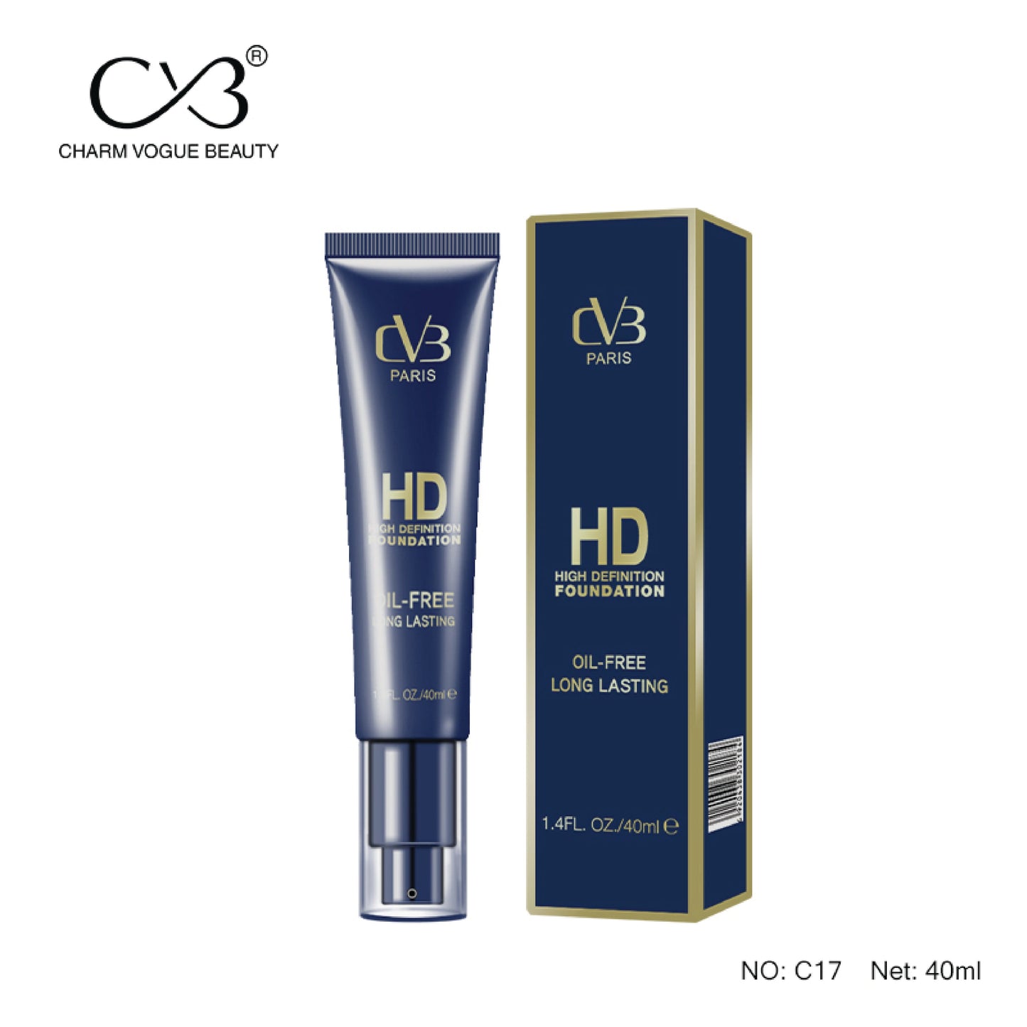 HD High Defination Foundation Oil Free Long Lasting