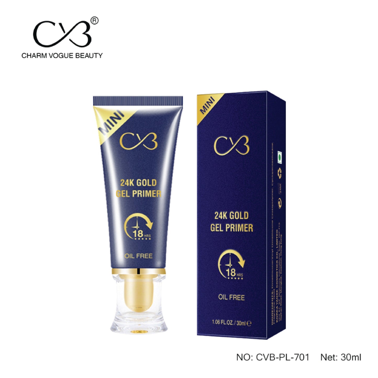 24K Gold  Gel Primer  Brillant A Levres (Mini)