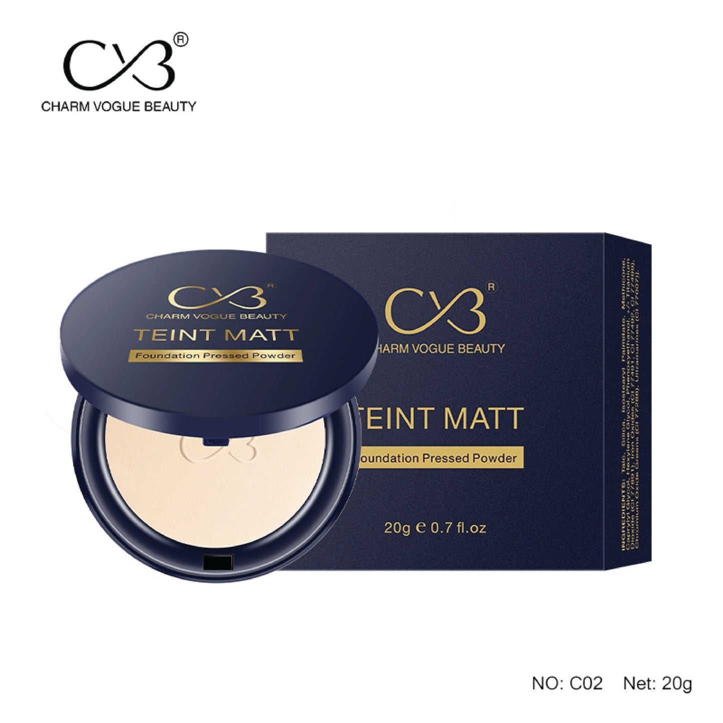 Teint Matt Foundation Pressed Powder