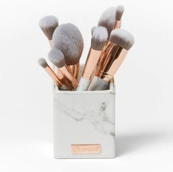 BH Cosmetics Marble Brush Set-13 Pieces Brush Set