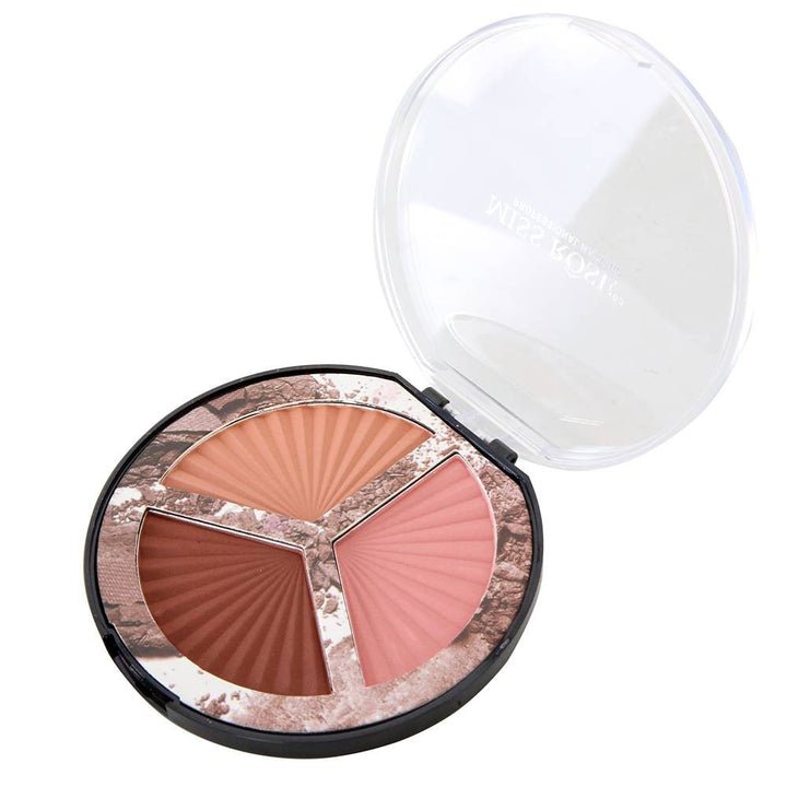 Miss Rose 3-Color Blush Pans