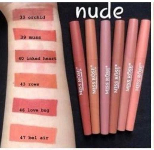 Miss Rose 2 in 1 Lipstick + Lipliner (Nude)