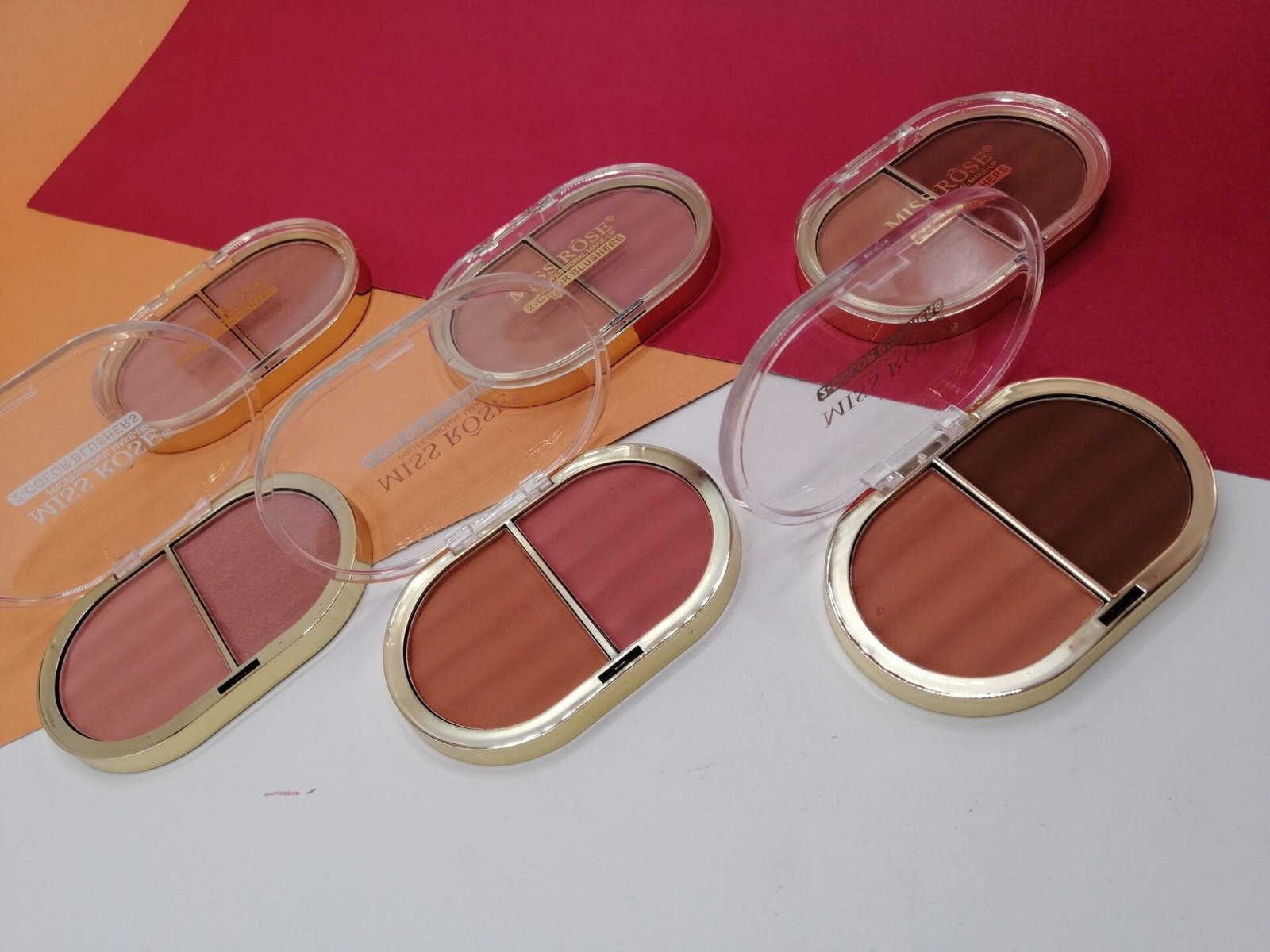 Miss Rose 2 in 1 Blush On (Gold Packing)