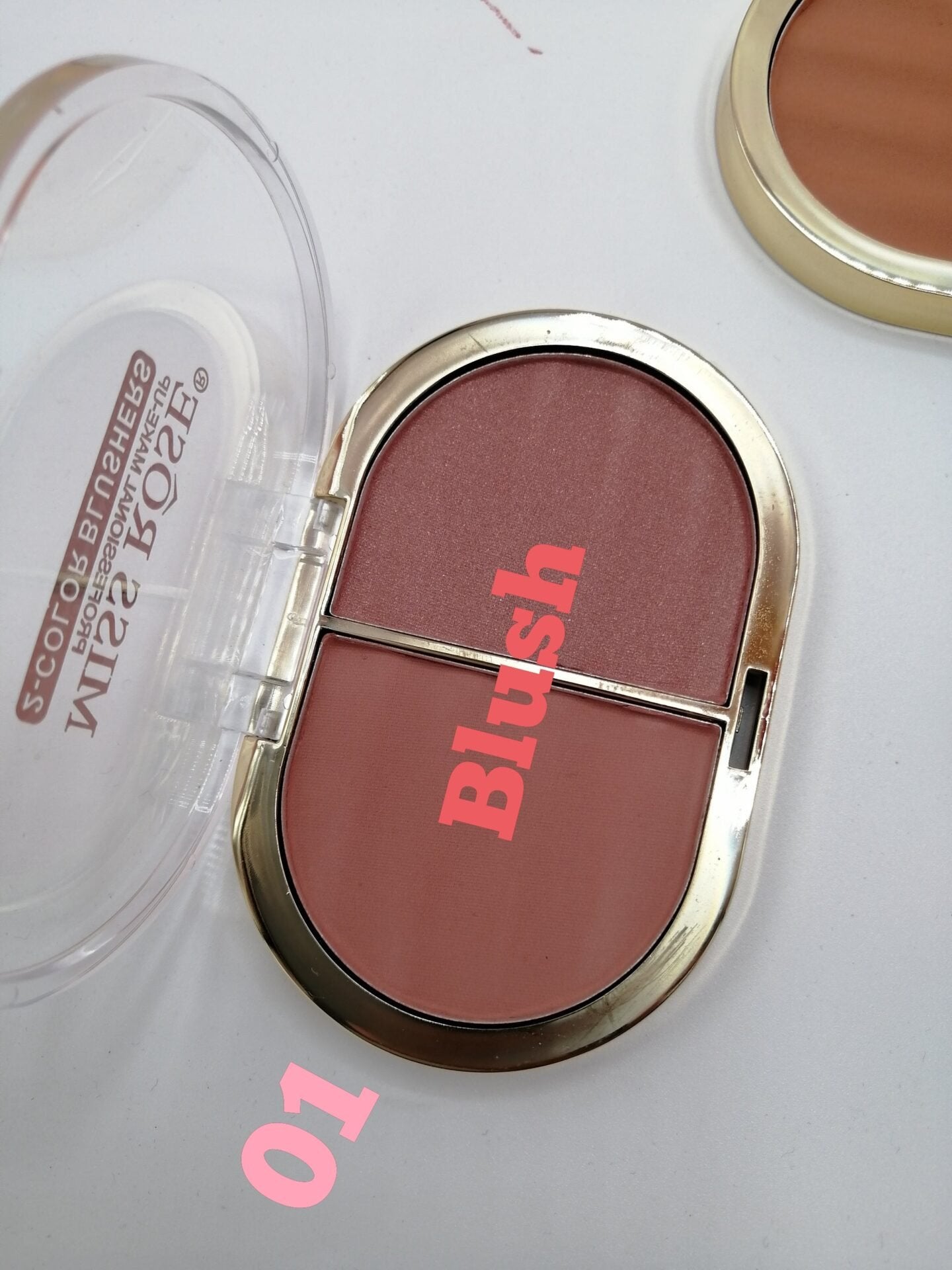 Miss Rose 2 in 1 Blush On 01