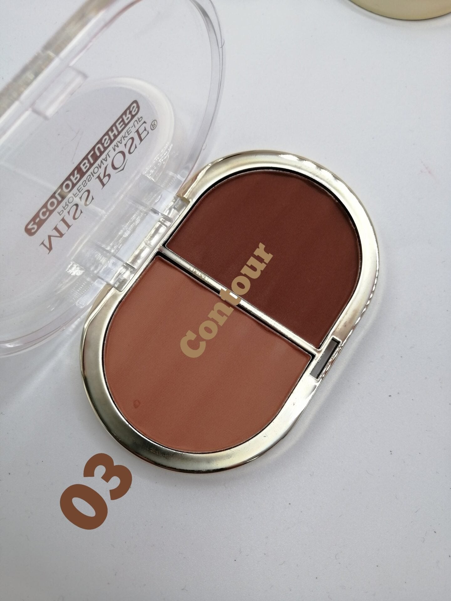 Miss Rose 2 in 1 Blush Contour 03