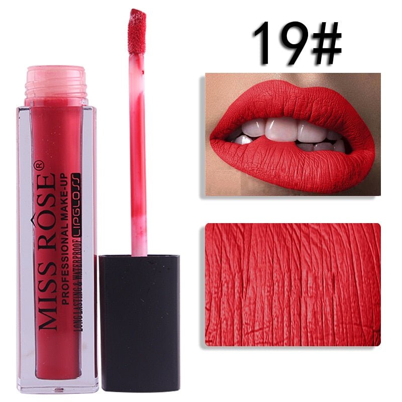 19 Miss Rose Velvet Matte Lipgloss