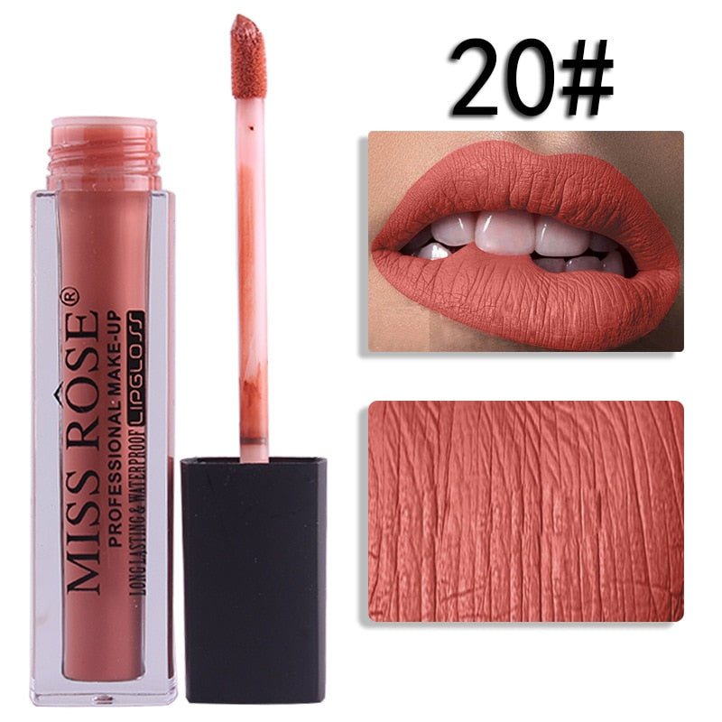 20 Miss Rose Velvet Matte Lipgloss