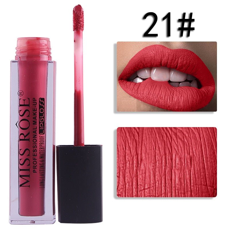 21 Miss Rose Velvet Matte Lipgloss