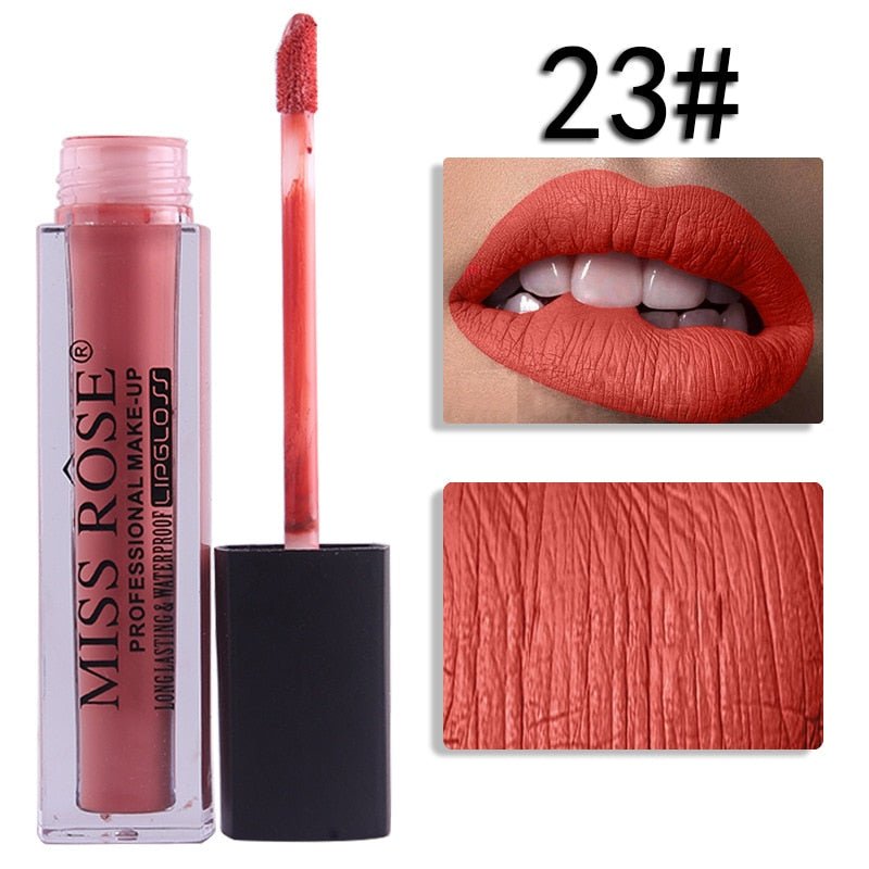 23 Miss Rose Velvet Matte Lipgloss