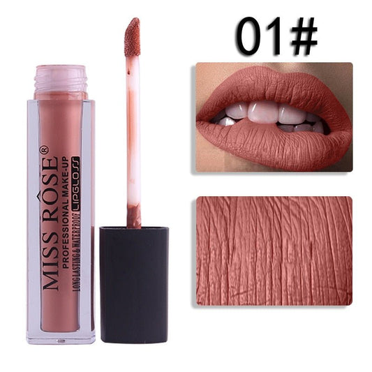 01 Miss Rose Velvet Matte Lipgloss