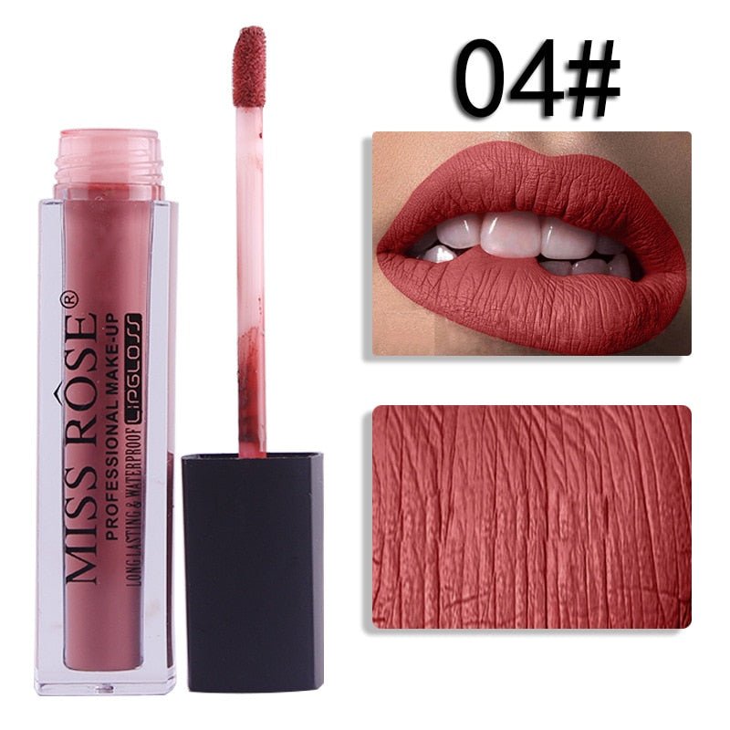04 Miss Rose Velvet Matte Lipgloss