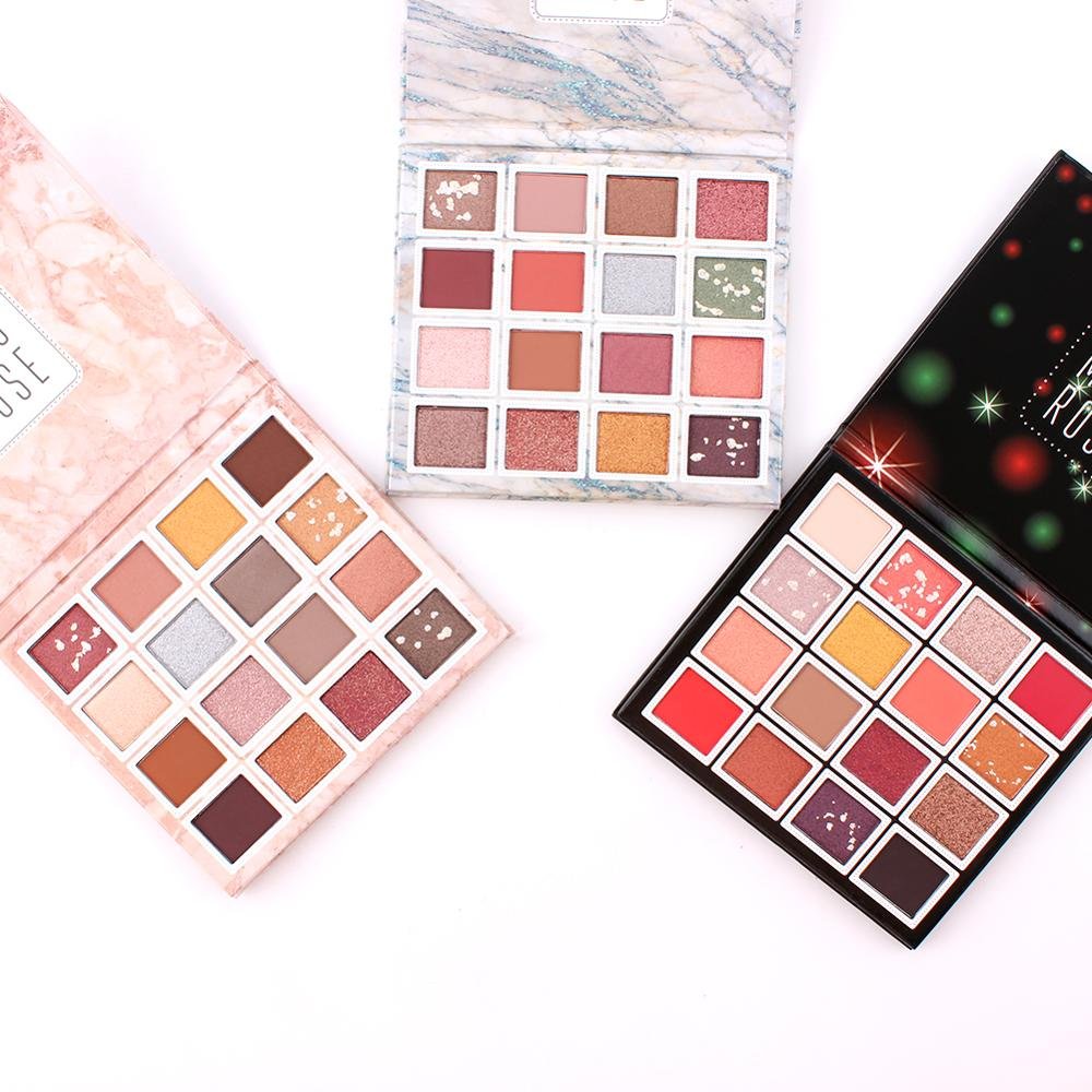 MISS ROSE 16 Color Pigment Eyeshadow Palette