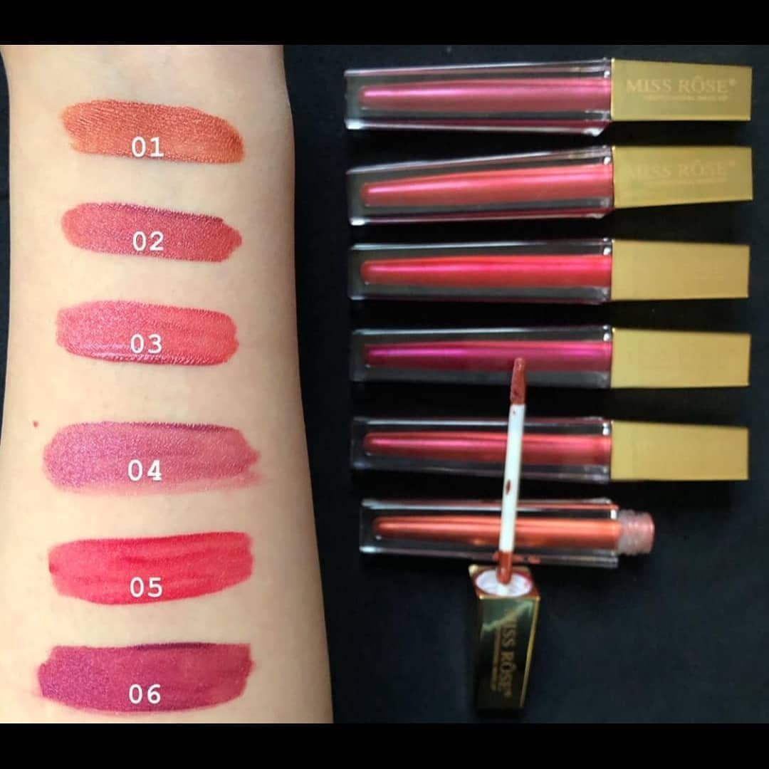 Miss Rose Fashion Metallica Lip-gloss