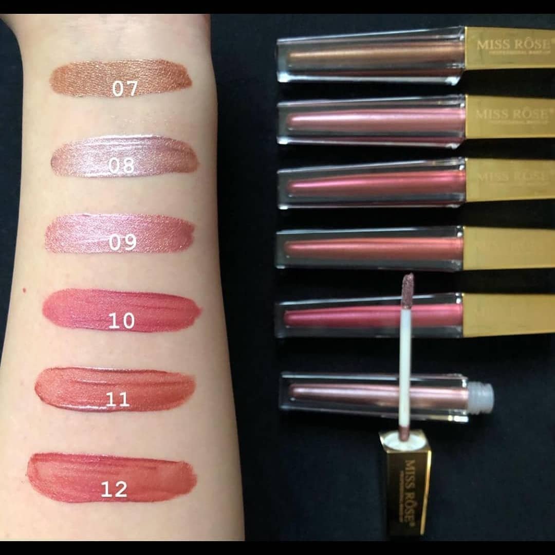 Miss Rose Fashion Metallica Lip-gloss