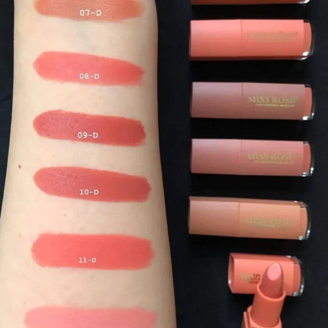 Miss Rose Matte Waterproof Lipstick (Nude)