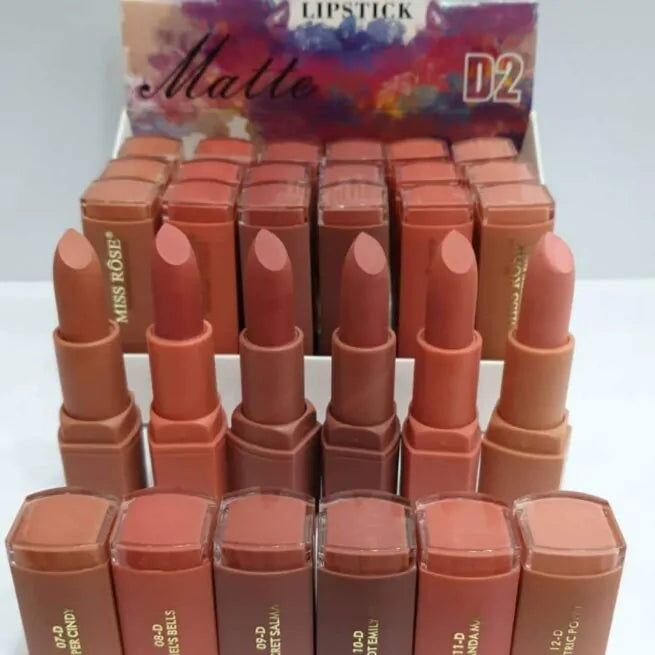 Miss Rose Matte Waterproof Lipstick (Nude)