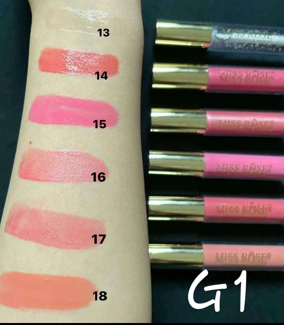 Miss Rose New Gold Lip Gloss (Shine)