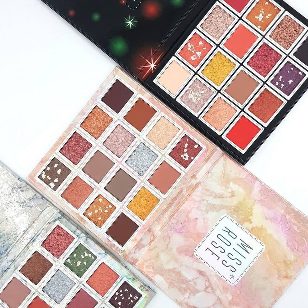 MISS ROSE 16 Color Pigment Eyeshadow Palette