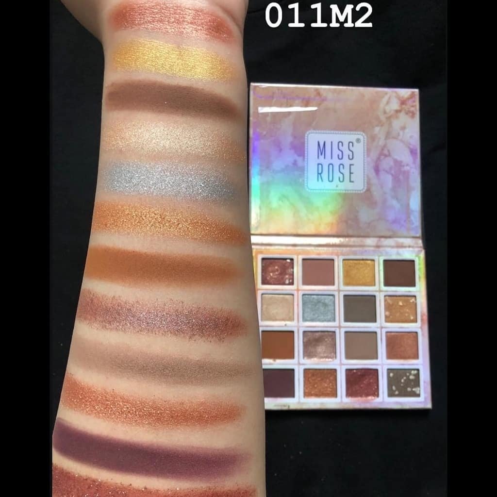 MISS ROSE 16 Color Pigment Eyeshadow Palette