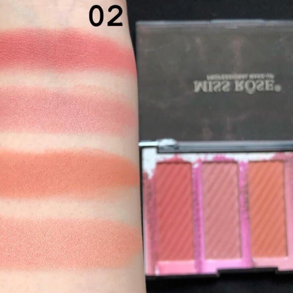 Miss Rose 4 Color Blush Palette