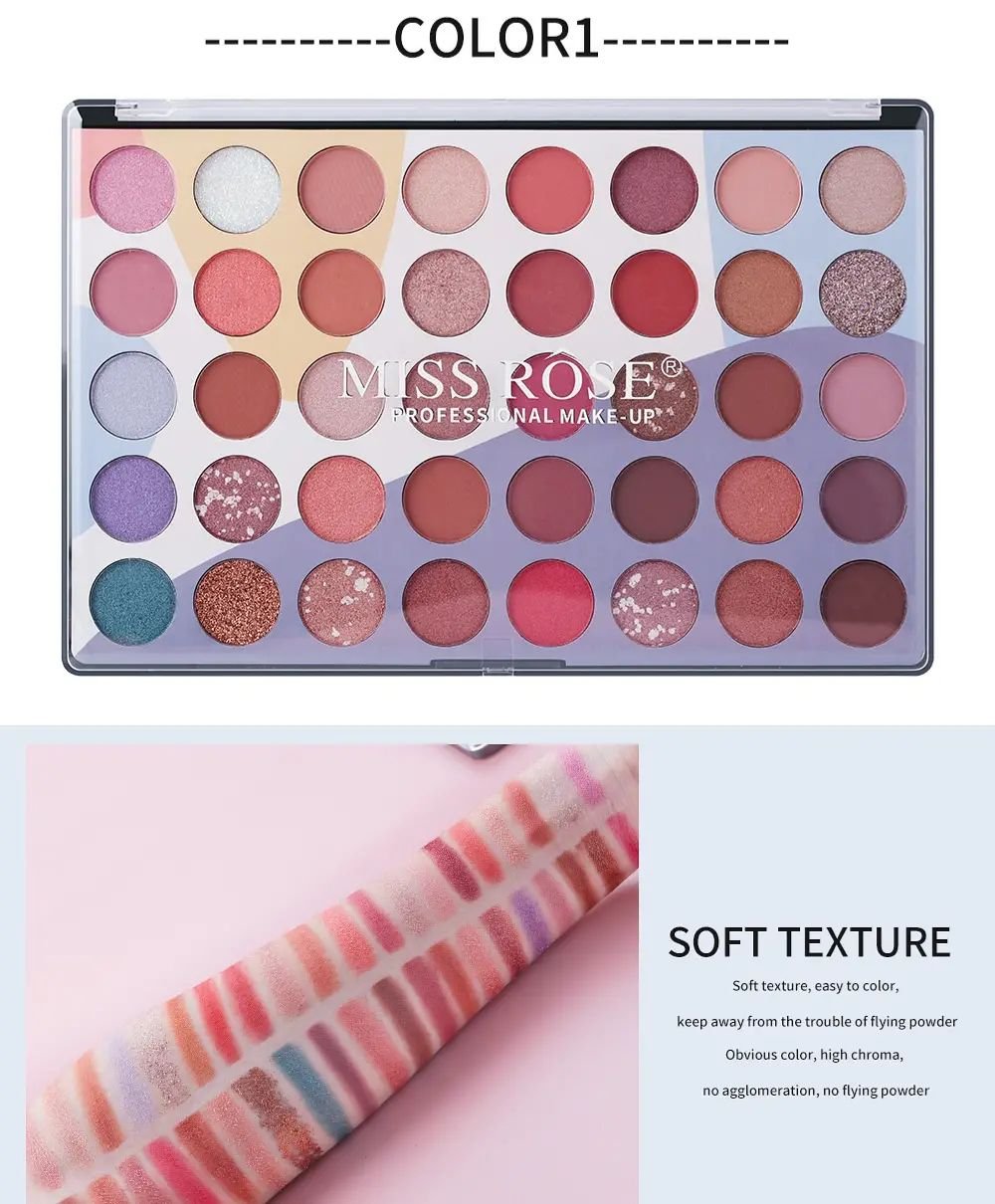 Miss Rose New 40 Color Eyeshadow Palette