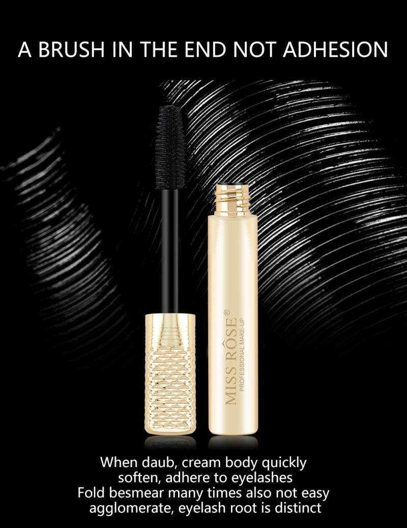 Miss Rose 4D Silk Black Mascara (Gold) Water Proof
