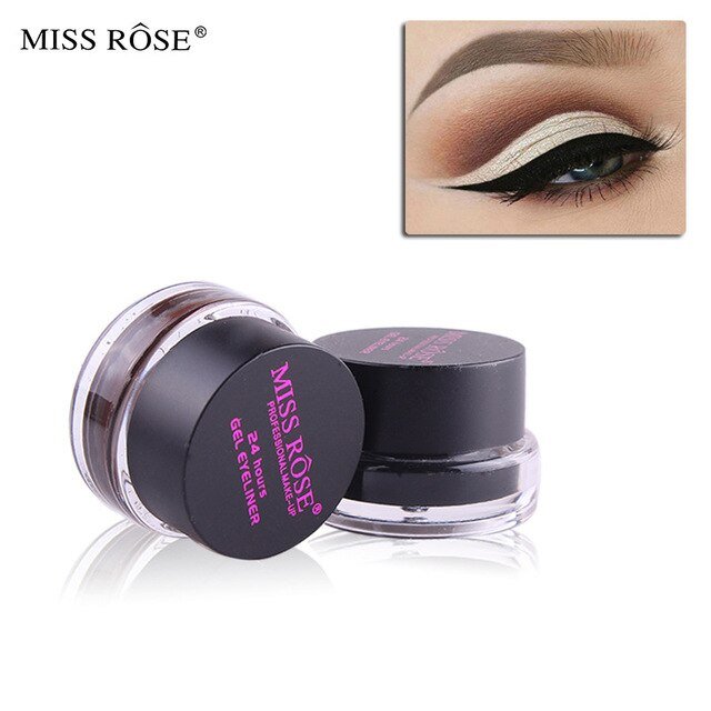 Miss Rose Gel Eyeliner (Set of 2: Black and Brown Color)