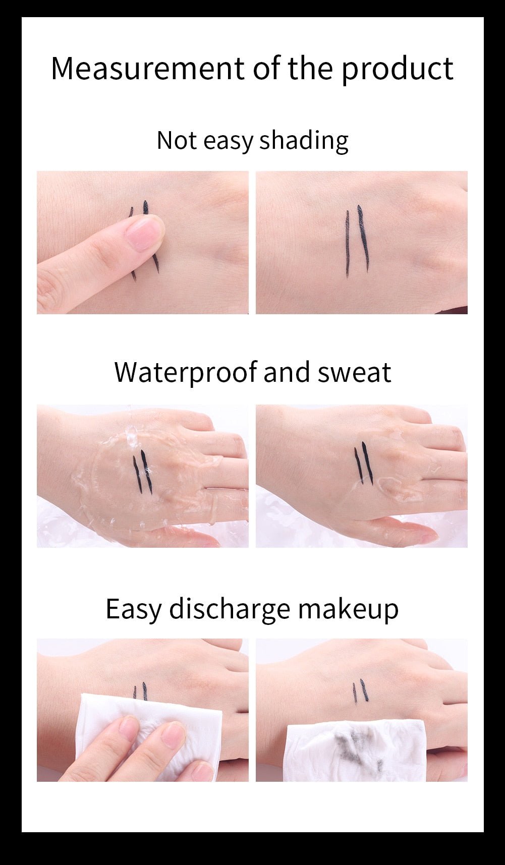 Miss Rose Black Eyeliner waterproof