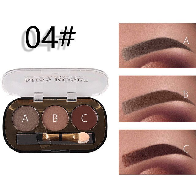 Miss Rose New 3 Color Eye Brow Powder