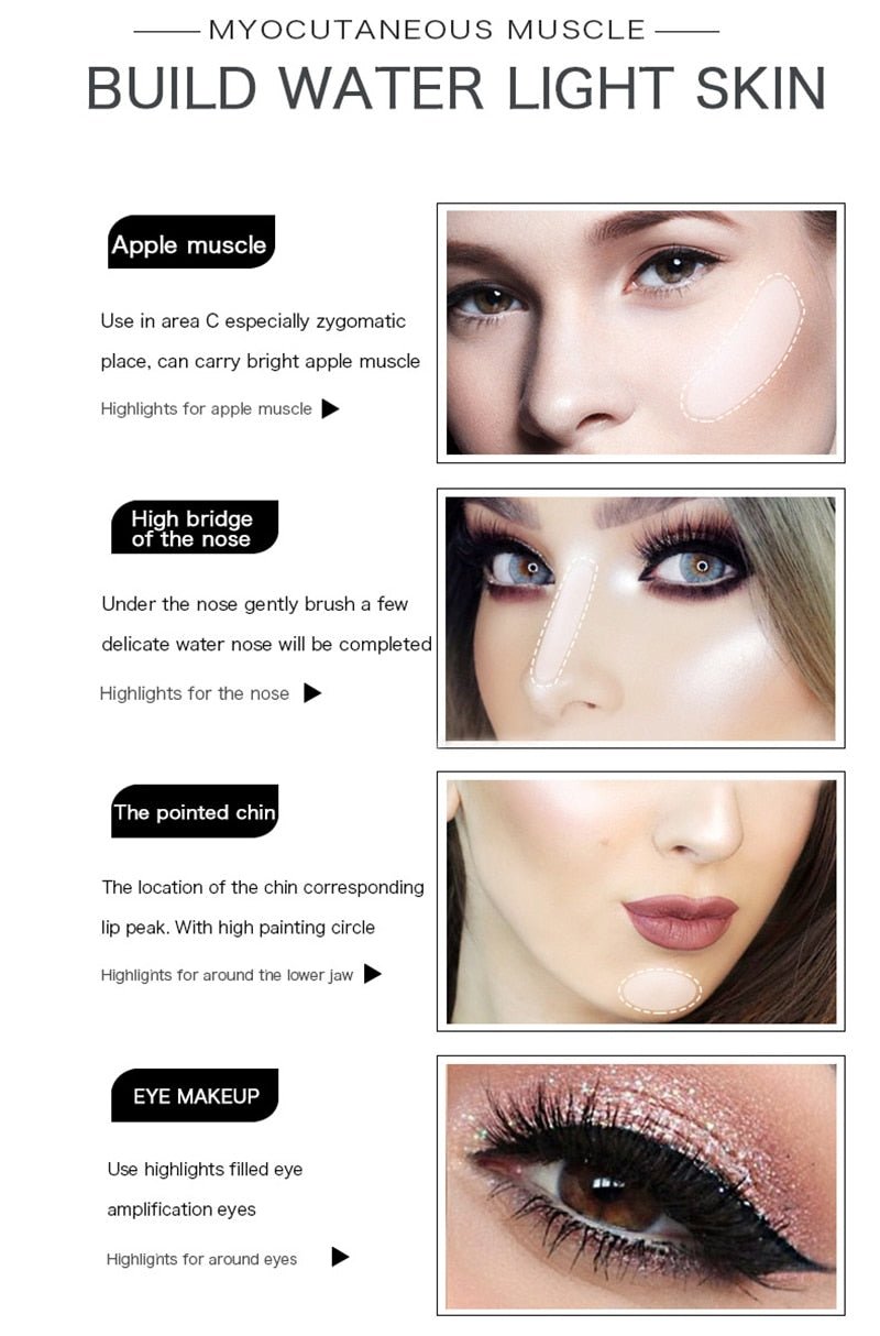 Miss Rose Diamond Glitter Eyeshadow