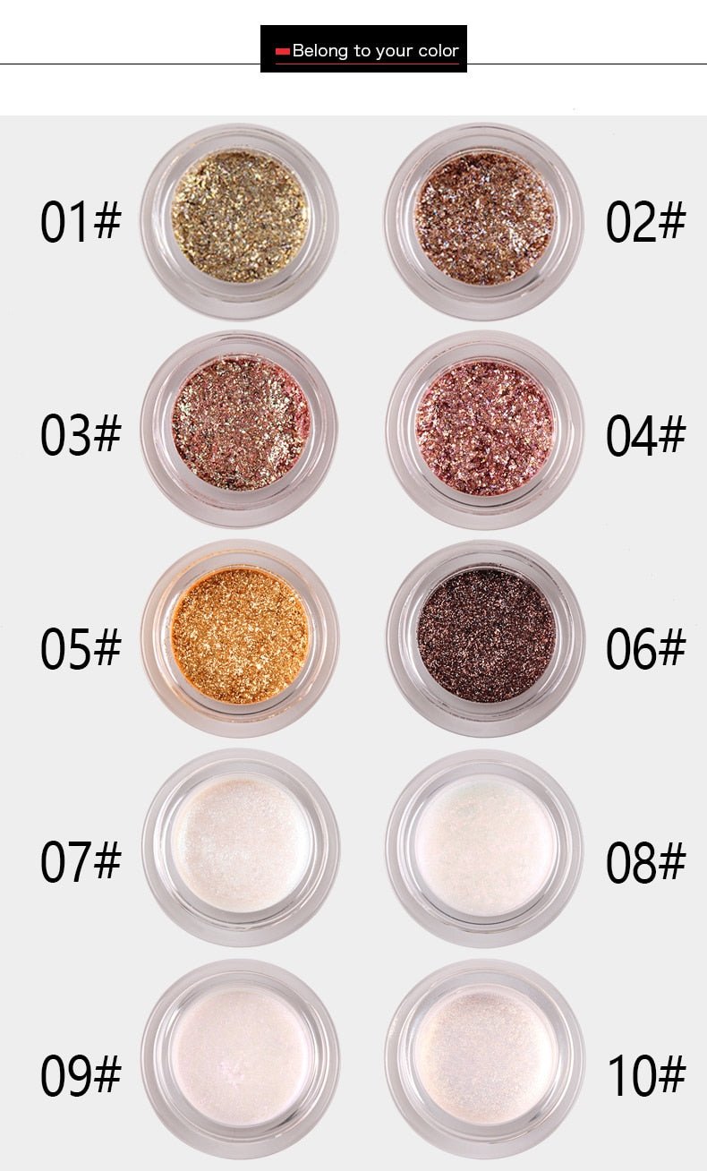 Miss Rose Diamond Glitter Eyeshadow