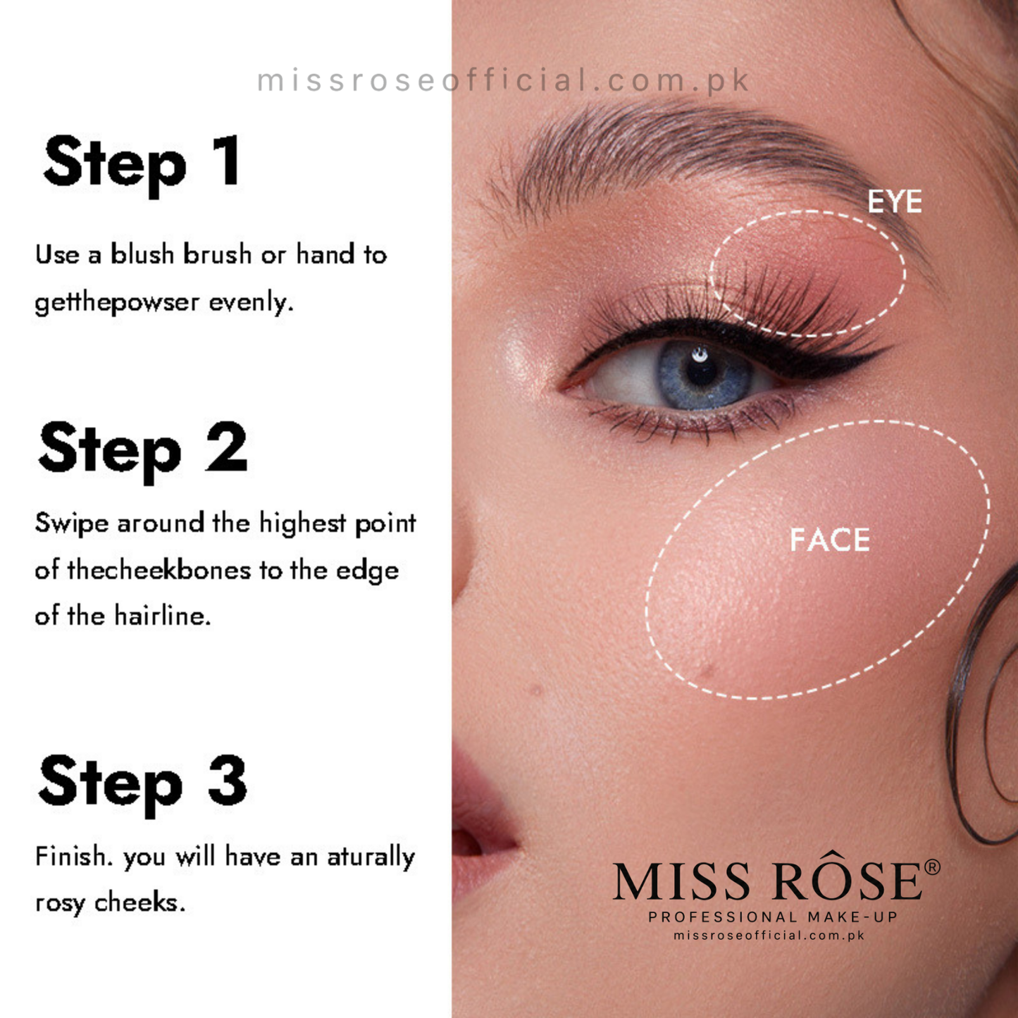 Miss Rose® 3 Color Blush