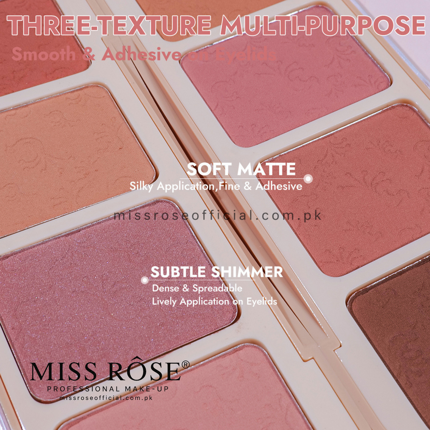 Miss Rose 4 Color Blushers
