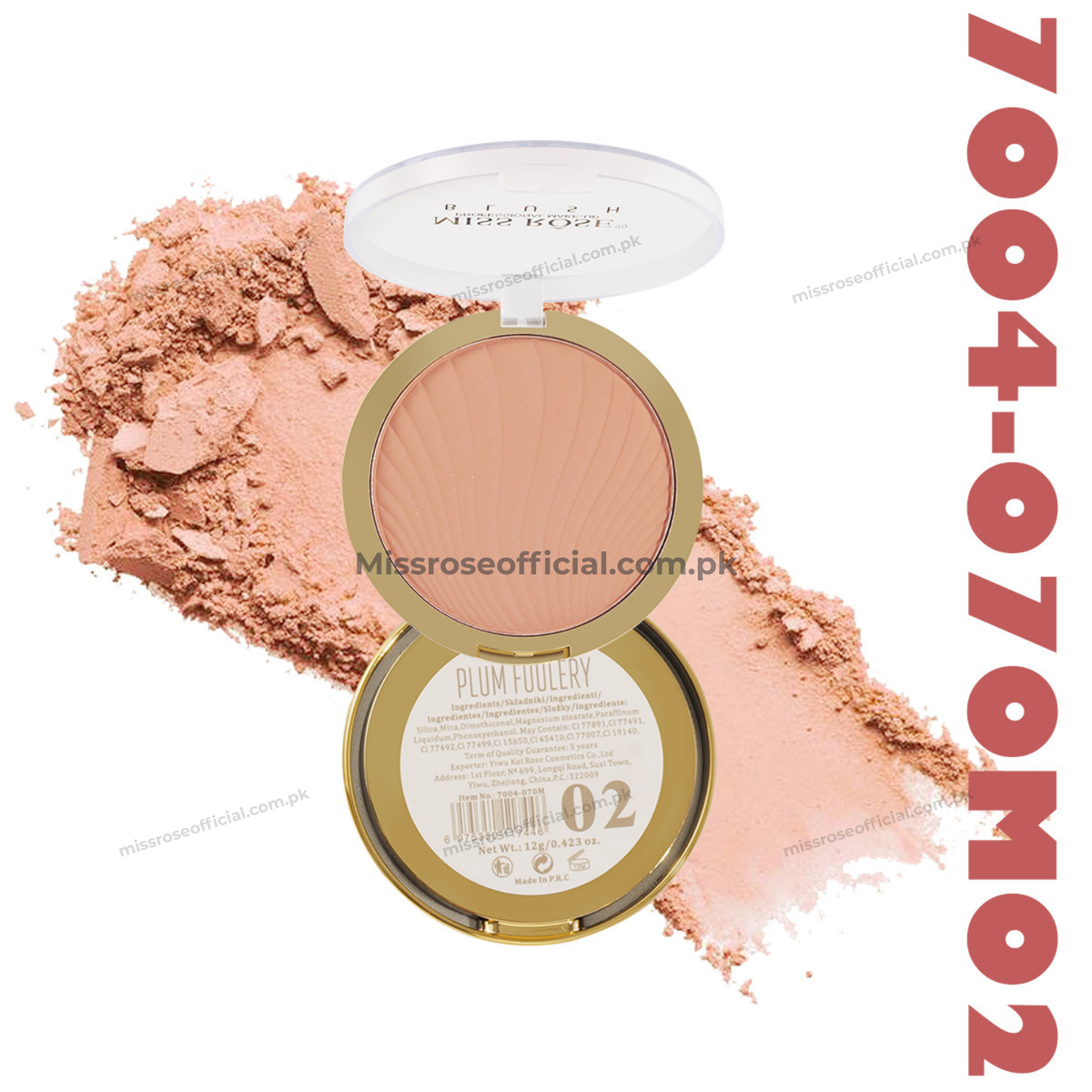 MISS RÔSE® Professional Fashion Blush