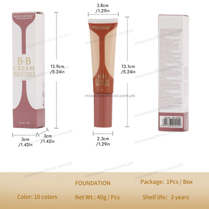 Miss Rose Perfect Coverage BB Cream