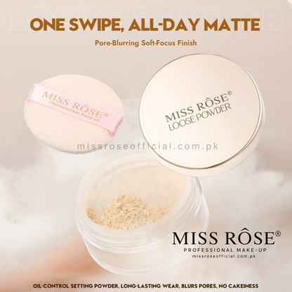 Miss Rose Silky and Soft Matte Loose Powder